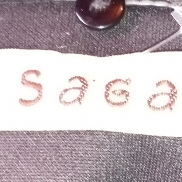 Women's Zip up Leather Jacket by Saga - Picture 2 of 3